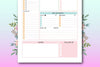 Daily Planner - Floral Daily Planner, Elegant & Practical To-Do Organizer for Productive Days