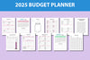 2025 Comprehensive Budget Planner: Customizable & Printable Financial Organizer for Personal Finance Mastery